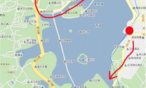 环西湖骑行一圈多少公里,环西湖骑行路线